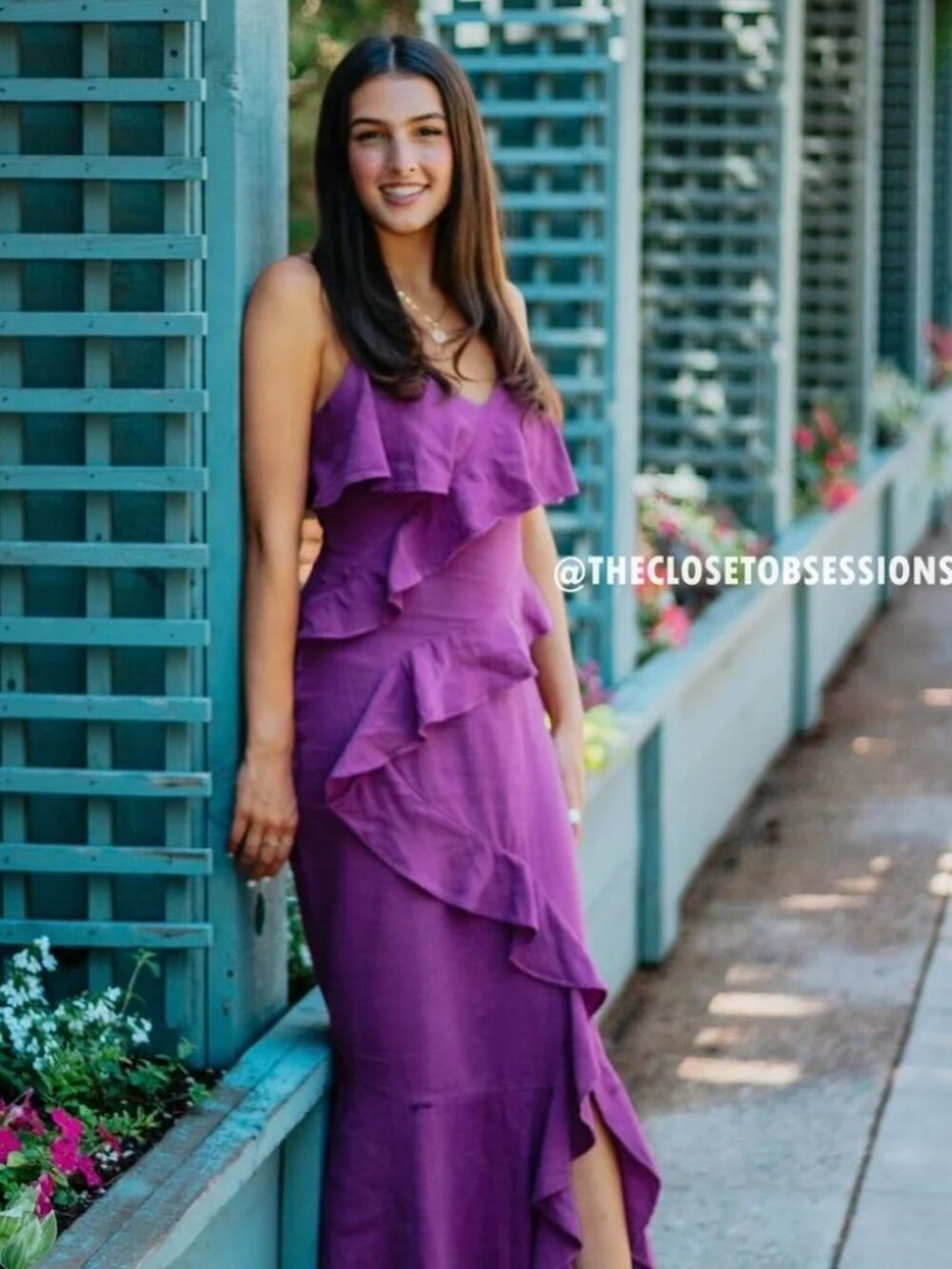 NWT--Zara Linen Blend Ruffled Sleeveless Midi Slip Dress w/Front Slit Size XS